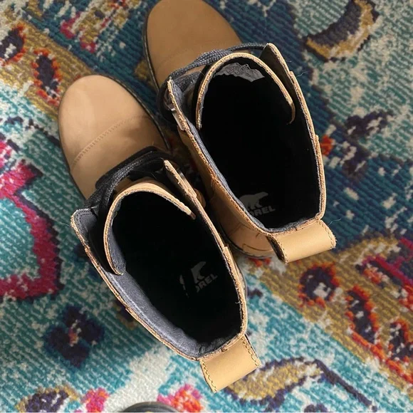 Sorel - Women’s Joan Now Lace Boot Caribou Buff Black - size 8.5 - Picture 8 of 10